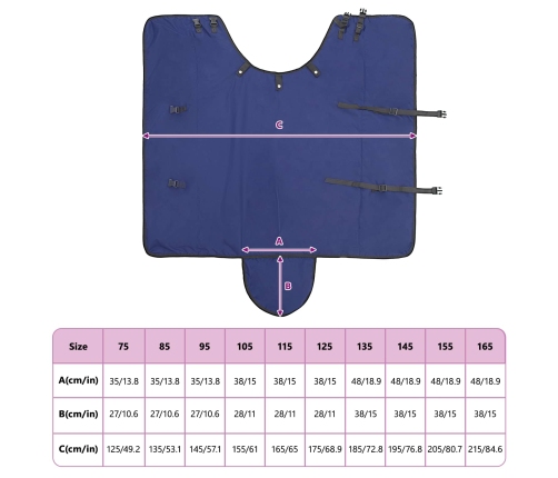 Zirgu Sega Tumši Zaļa Un Melna 75 Cm Poliesters Vidaxl