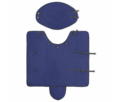 Zirgu Sega Tumši Zaļa Un Melna 85 Cm Poliesters Vidaxl