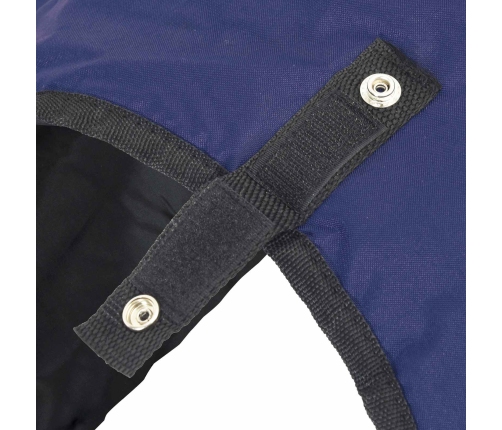 Zirgu Sega Tumši Zaļa Un Melna 145 Cm Poliesters Vidaxl