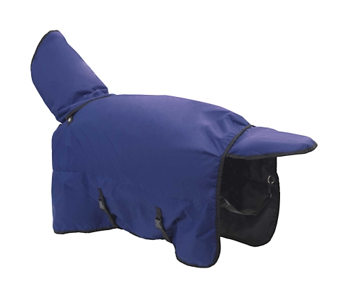 Zirgu Sega Tumši Zaļa Un Melna 145 Cm Poliesters Vidaxl