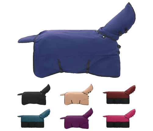 Zirgu Sega Tumši Zaļa Un Melna 165 Cm Poliesters Vidaxl