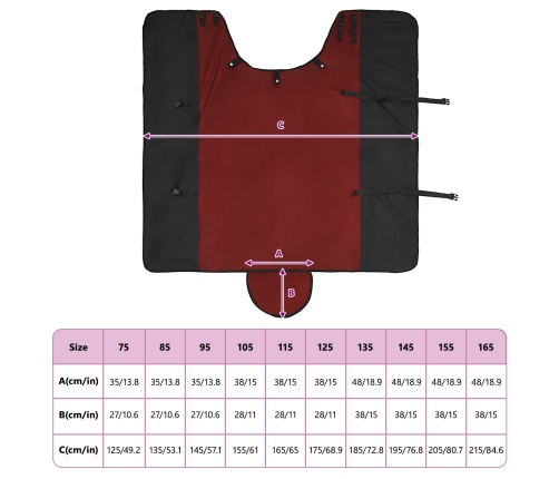 Zirgu Sega Tumši Zaļa Un Melna 155 Cm Poliesters Vidaxl