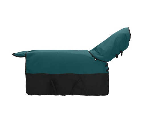 Zirgu Sega Tumši Zaļa Un Melna 95 Cm Poliesters Vidaxl