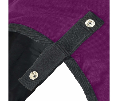 Zirgu Sega Tumši Zaļa Un Melna 155 Cm Poliesters Vidaxl