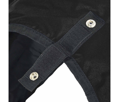 Zirgu Sega Tumši Zaļa Un Melna 135 Cm Poliesters Vidaxl