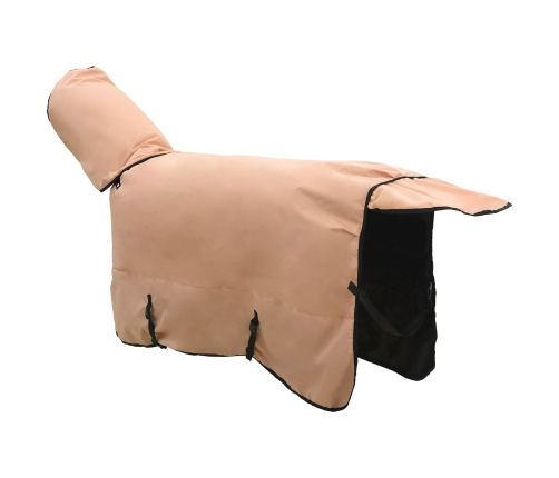 Zirgu Sega Kapučīno 85 Cm Poliesters Vidaxl