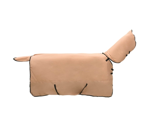 Zirgu Sega Kapučīno 85 Cm Poliesters Vidaxl