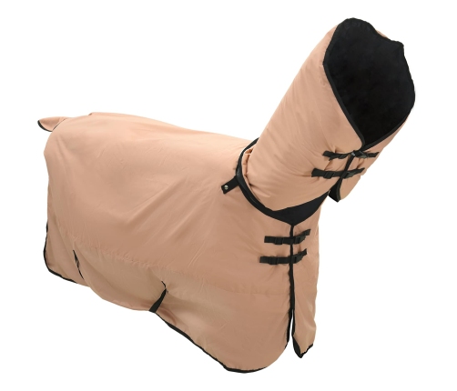 Zirgu Sega Kapučīno 155 Cm Poliesters Vidaxl