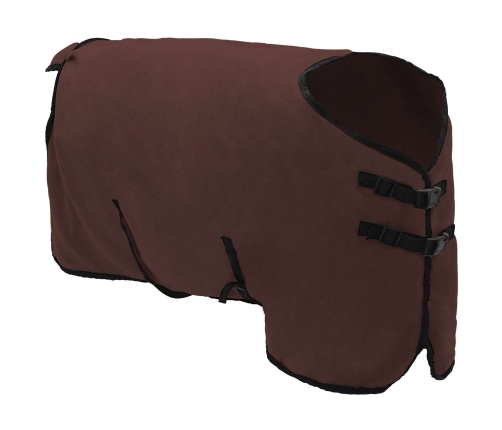 Zirgu Sega Pilnīgs Tumši Brūns Poliesters Vidaxl