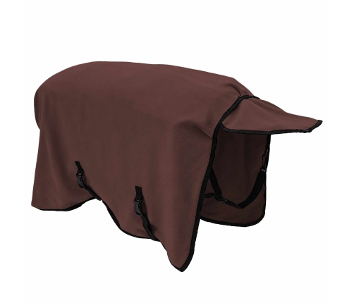 Zirgu Sega Pilnīgs Tumši Brūns Poliesters Vidaxl