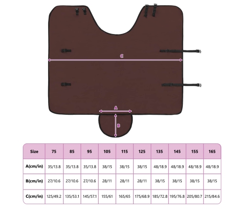 Zirgu Sega Pilnīgs Tumši Brūns Poliesters Vidaxl