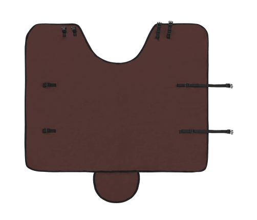 Zirgu Sega Pilnīgs Tumši Brūns Poliesters Vidaxl