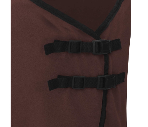 Zirgu Sega Pilnīgs Tumši Brūns Poliesters Vidaxl