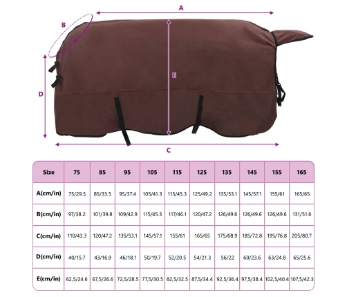 Zirgu Sega Pilnīgs Tumši Brūns Poliesters Vidaxl