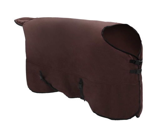 Zirgu Sega Pilnīgs Tumši Brūns Poliesters Vidaxl
