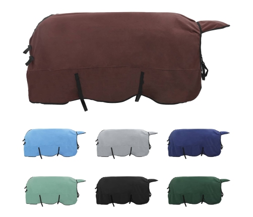 Zirgu Sega Pilnīgs Tumši Brūns Poliesters Vidaxl