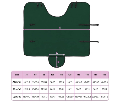 Zirgu Sega Pilnīgi Tumši Zaļa Poliesters Vidaxl