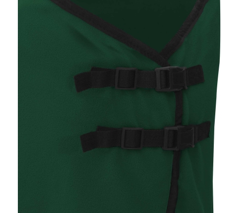 Zirgu Sega Pilnīgi Tumši Zaļa Poliesters Vidaxl