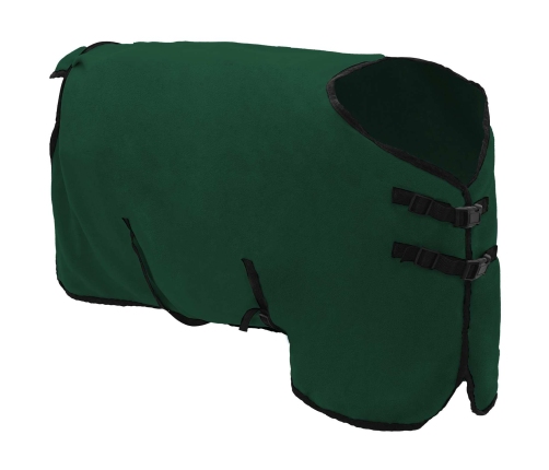 Zirgu Sega Pilnīgi Tumši Zaļa Poliesters Vidaxl