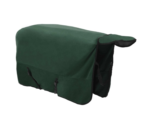 Zirgu Sega Pilnīgi Tumši Zaļa Poliesters Vidaxl