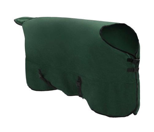 Zirgu Sega Pilnīgi Tumši Zaļa Poliesters Vidaxl