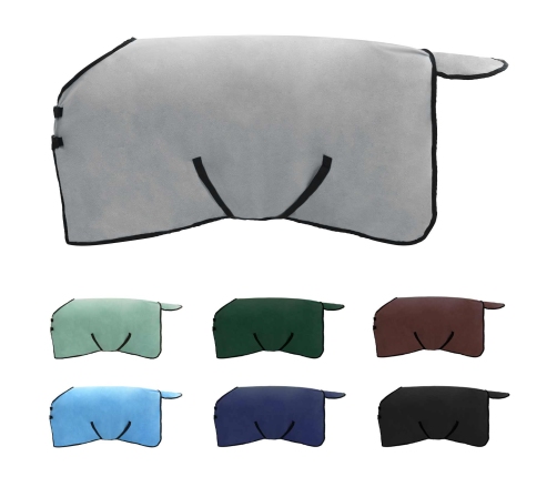 Zirgu Sega Pilnīgi Gaiši Pelēks Un Rozā Poliesters Vidaxl