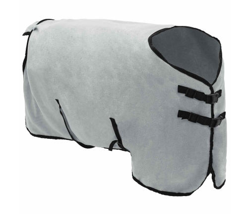 Zirgu Sega Pilnīgi Gaiši Pelēks Un Rozā Poliesters Vidaxl