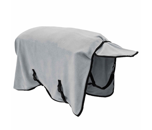 Zirgu Sega Pilnīgi Gaiši Pelēks Un Rozā Poliesters Vidaxl