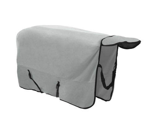 Zirgu Sega Pilnīgi Gaiši Pelēks Un Rozā Poliesters Vidaxl