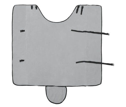 Zirgu Sega Pilnīgi Gaiši Pelēks Un Rozā Poliesters Vidaxl