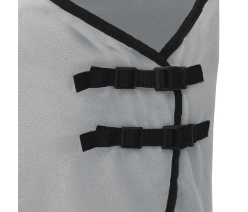 Zirgu Sega Pilnīgi Gaiši Pelēks Un Rozā Poliesters Vidaxl