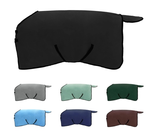 Zirgu Sega Melna Poliesters Vidaxl