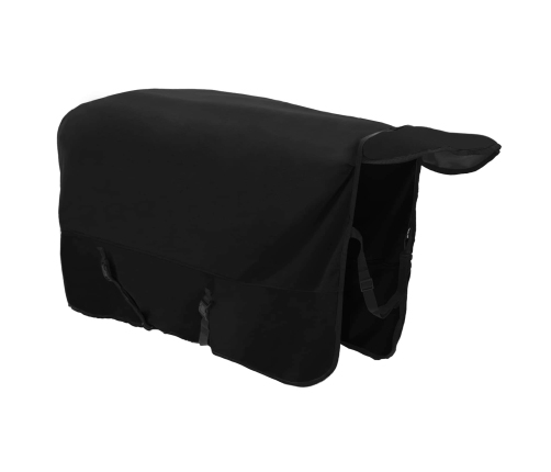 Zirgu Sega Melna Poliesters Vidaxl