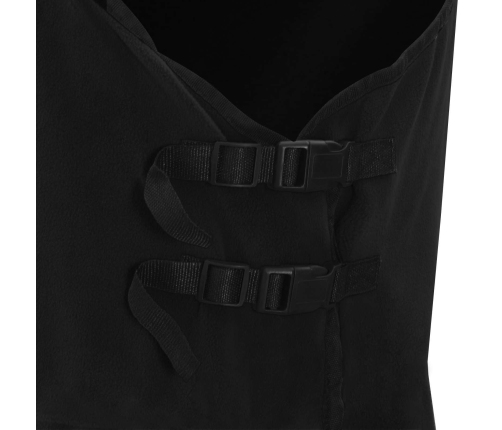 Zirgu Sega Melna Poliesters Vidaxl