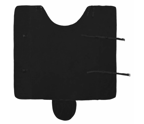 Zirgu Sega Melna Poliesters Vidaxl