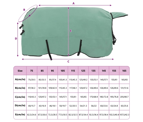 Zirgu Sega Īpaša Zaļa Poliesters Vidaxl