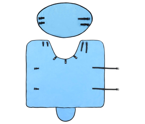 Zirgu Sega Pilns Akva Poliesters Vidaxl