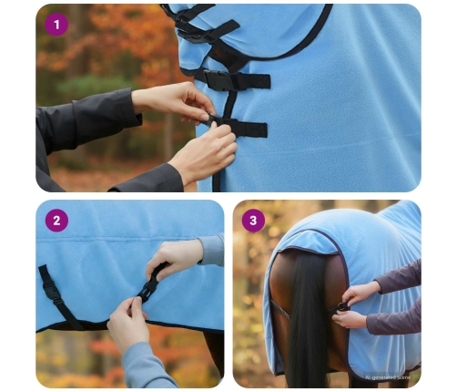 Zirgu Sega Pilns Akva Poliesters Vidaxl