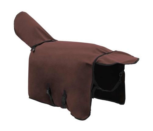 Zirgu Sega Pilnīgs Tumši Brūns Poliesters Vidaxl