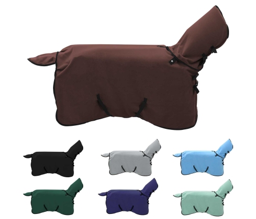 Zirgu Sega Pilnīgs Tumši Brūns Poliesters Vidaxl