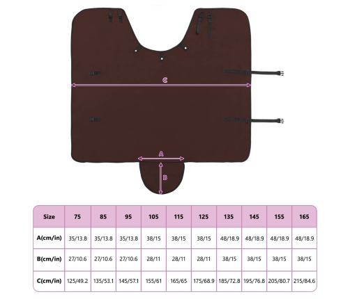 Zirgu Sega Pilnīgs Tumši Brūns Poliesters Vidaxl