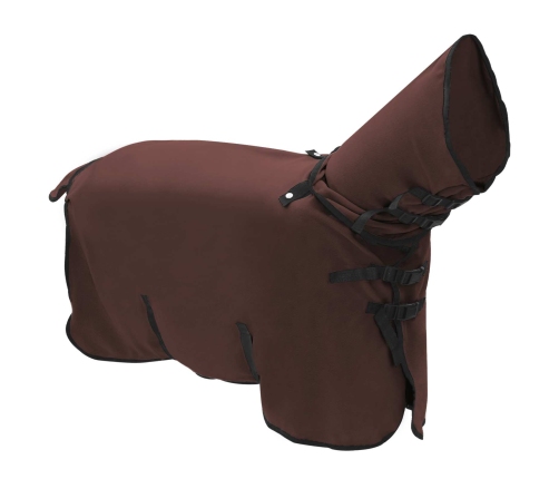 Zirgu Sega Pilnīgs Tumši Brūns Poliesters Vidaxl