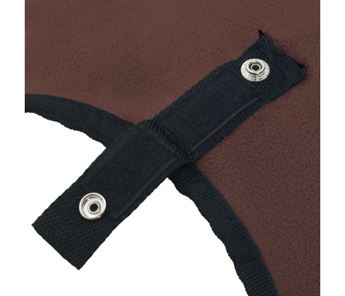 Zirgu Sega Pilnīgs Tumši Brūns 145 Cm Poliesters Vidaxl