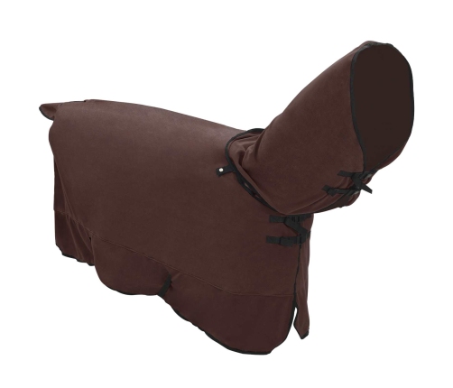 Zirgu Sega Pilnīgs Tumši Brūns 145 Cm Poliesters Vidaxl