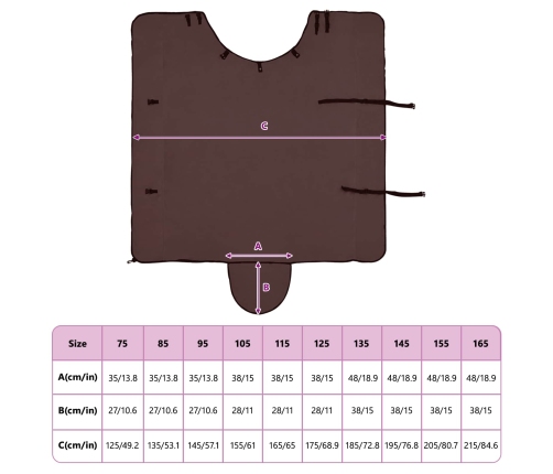 Zirgu Sega Pilnīgs Tumši Brūns 145 Cm Poliesters Vidaxl