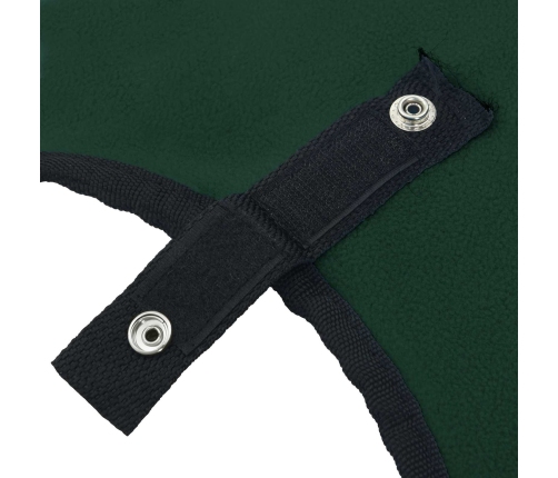 Zirgu Sega Pilnīgi Tumši Zaļa Poliesters Vidaxl