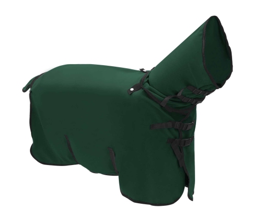 Zirgu Sega Pilnīgi Tumši Zaļa Poliesters Vidaxl