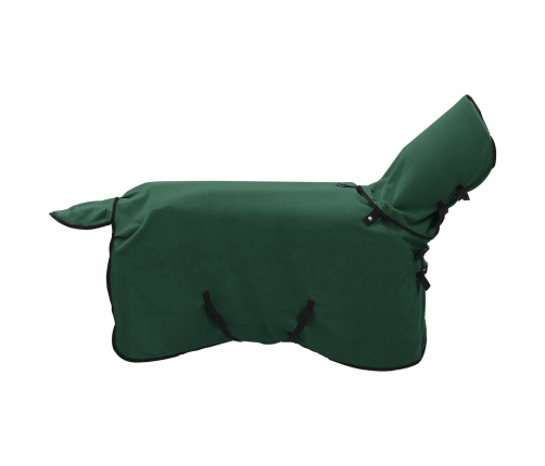 Zirgu Sega Pilnīgi Tumši Zaļa Poliesters Vidaxl