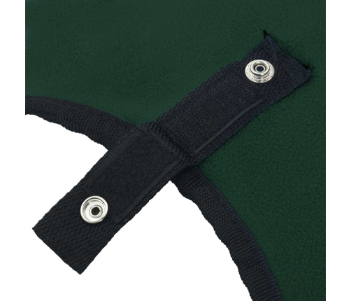 Zirgu Sega Pilnīgi Tumši Zaļa Poliesters Vidaxl