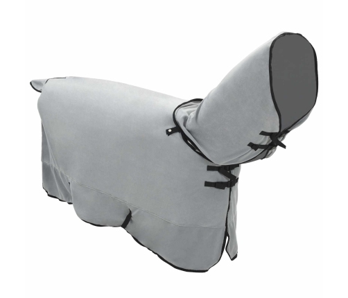 Zirgu Sega Pilnīgi Gaiši Pelēks Un Rozā Poliesters Vidaxl